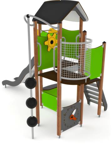 Structure multi- jeux 3 à 5 ans - Unimini Kerra - 8046725 - Hags_1