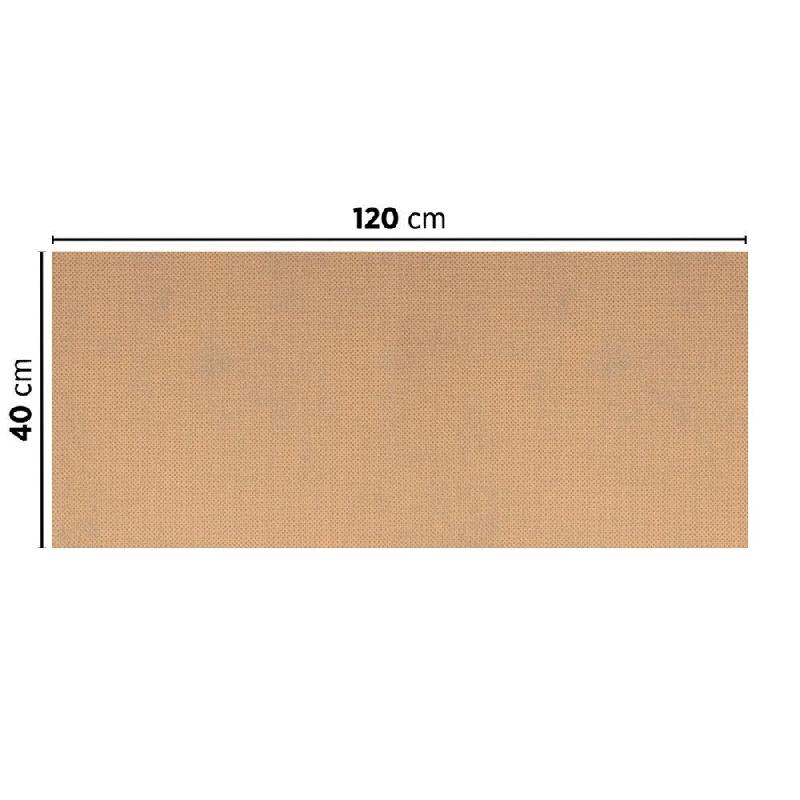 Tête-à-tête pliée en V intissé sable 40x120cm - par 400_1