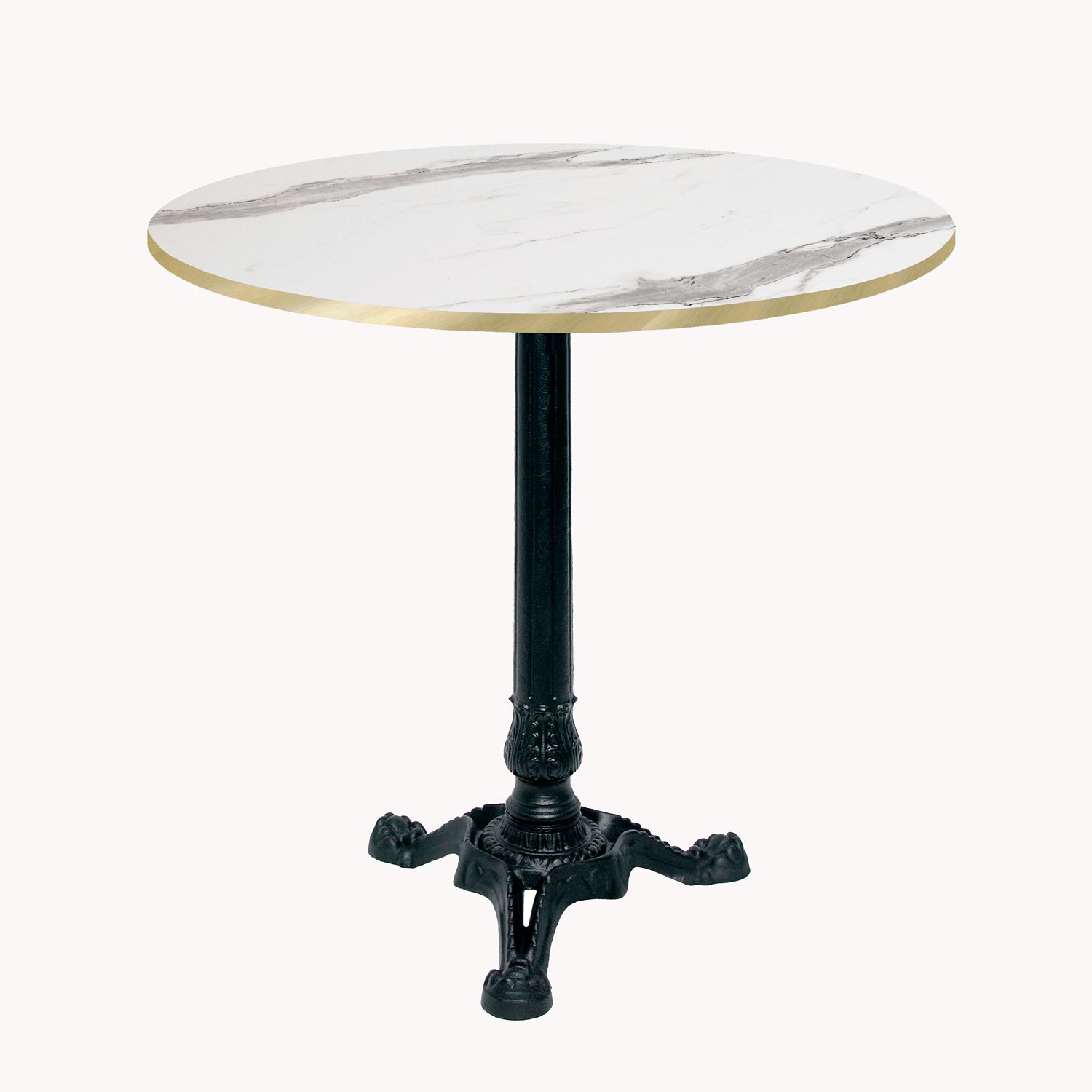 Table bistrot Bistrotab - piétement en fonte, choix de plateaux sur mesure, usage intérieur et extérieur_0