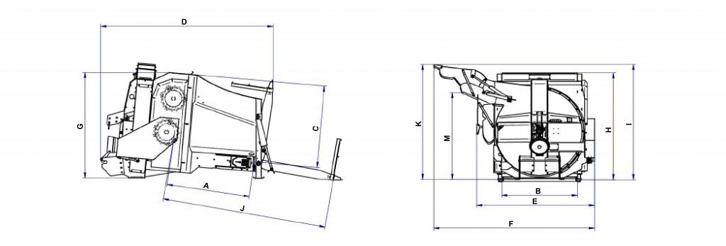 TX27XL Pailleuse agricole - Euromark - capacité utile de 2.3m³ - Distributrice petit volume pour balles rondes et carrées_1