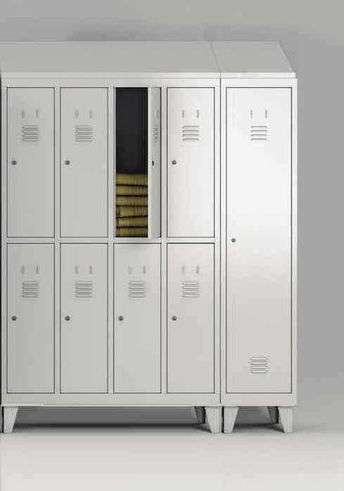 Vestiaires compacts TASK - en demi-cases - 2 portes par colonne - largeur 30 ou 40 cm_1