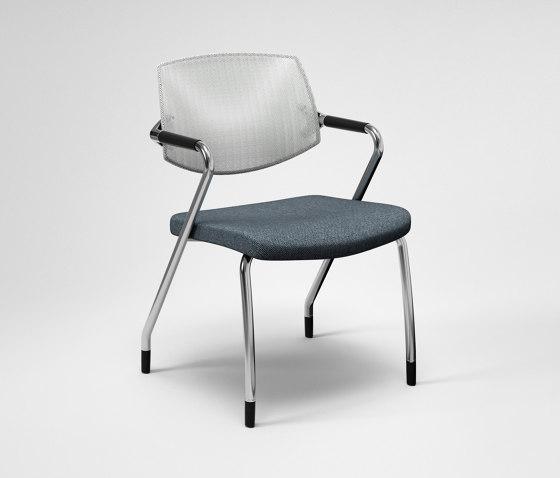 Fauteuil de conférence Eura Conference - ID Architonic 20163349 - structure tubulaire et détails raffinés_1