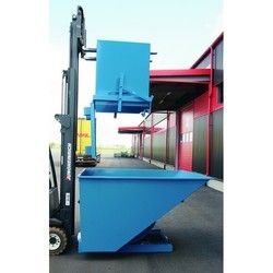 Benfo - Benne à fond ouvrant - 700L à 1800L - ouverture automatique et verrouillage après vidage_1