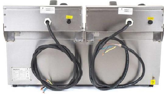 Friteuse électrique 2x16 litres 400v + vannes de vidange_1