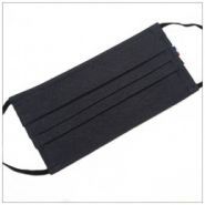 Masque lavable 3 plis en tissu - VDM - Jean - 100% coton avec barrette nasale, lavable et réutilisable_1