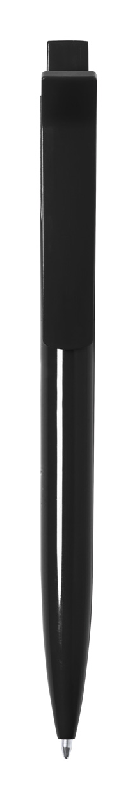 Stylo bille en plastique ABS - clip spécial - encre bleue - couleur noir_1