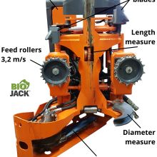 Biojack 300 harvester pro - tête d'abattage - biojack - poids 300 kg_1