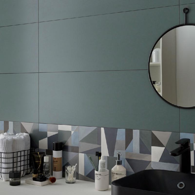 Distributeur de savon en céramique Garret - blanc/noir - finition brillante - diamètre 7 cm_1