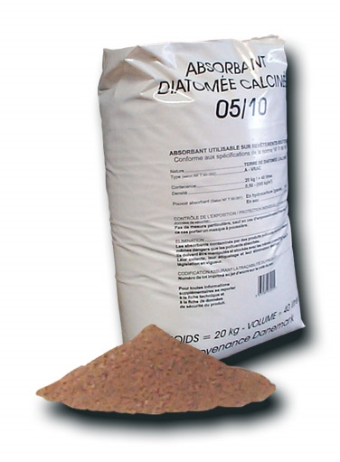 Granulé absorbant tous liquides Terre de diatomée 20 kg - GMG020 - DELAHAYE INDUSTRIES_1