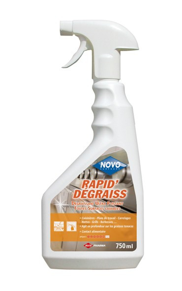 Novo rapid'degraiss degraissant cuisine restauration manuel contact alimentaire vapo de 750ml_1