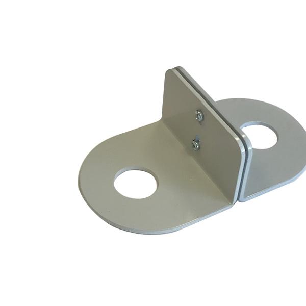 Séparateur de bureau/table 4 mm transparent - H 55 x L 70 cm avec pieds métal - Réf : 490751_1