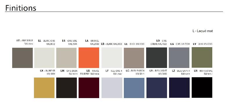 Bureau X7 avec plateaux laqués - Officity. - 190, Blanc, Droite_1