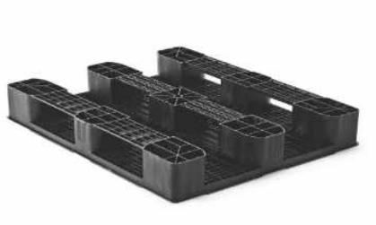 Palette plastique lourde PlanetPal B Mix 10A12 HB3RR V3 - Ref PA-LO-0448 - 1000x1200 mm - Ajourée avec rebords_1