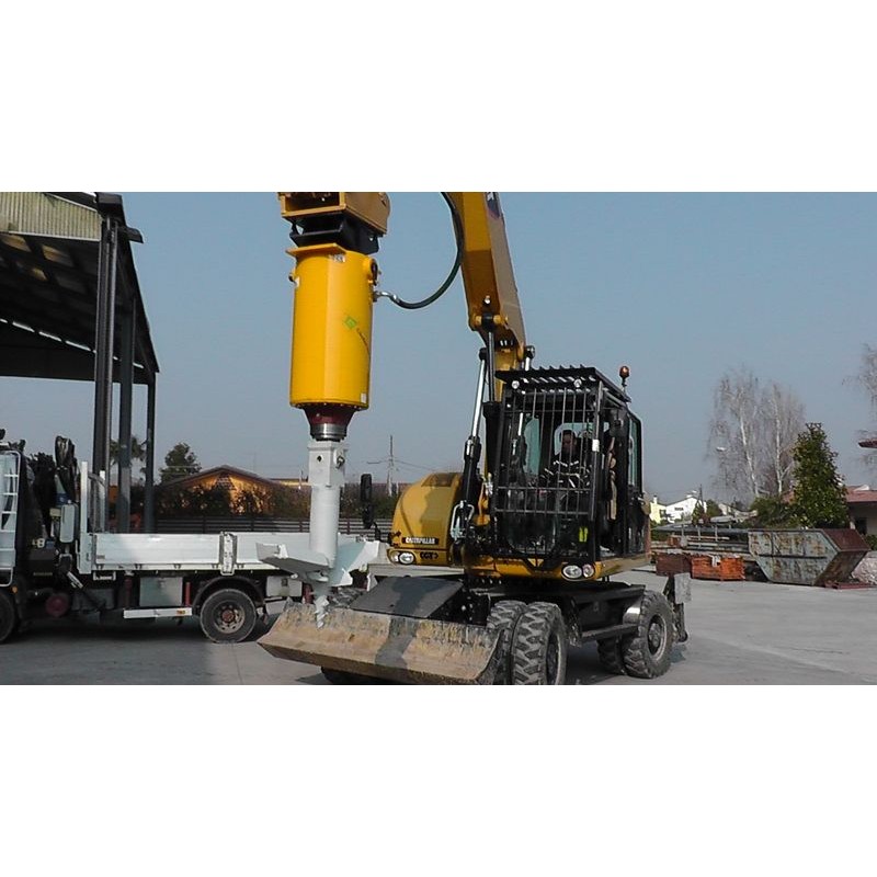 Tarière hydraulique pour pelle de 12t à 80t - Référence TV40 - Robustesse et polyvalence_1