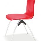 Bullet V840 - Chaises empilables en bois et métal - Système d'empilabilité en nylon - Gamme Dynamica_1