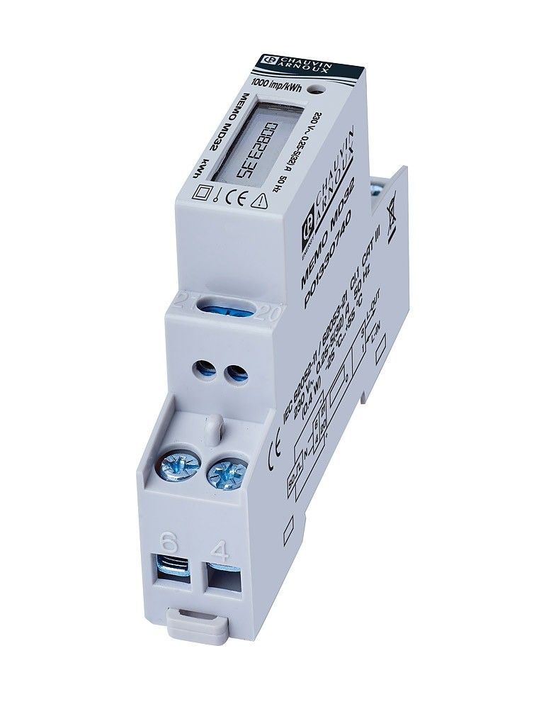 Compteurs d'énergie Indatech - MEMO MD32 - Monophasé 230V - Compact 1 module DIN - Classe de précision 1_1