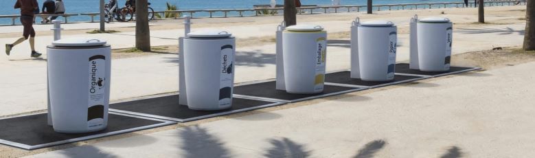 Conteneur enterré UNDERBIN en polyéthylène - design sophistiqué, adapté au tri sélectif_1