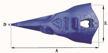 Dents de godet adaptables Feurst F 55 VIPL - Référence MF55 VIPL - 5,90 kg_1