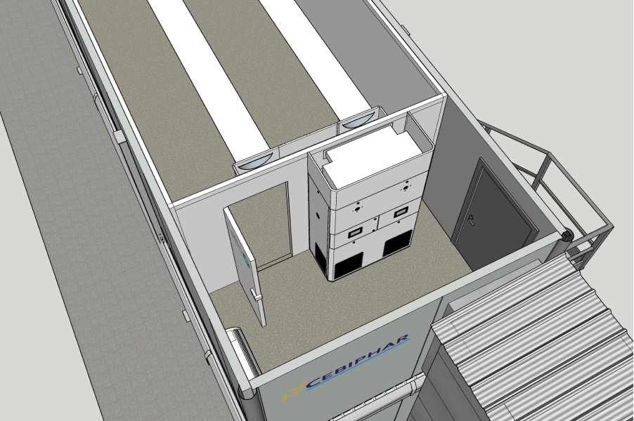 Enceinte climatique sur mesure - Tests environnementaux ATEX, gestion COV, lumière - CAELIS_1