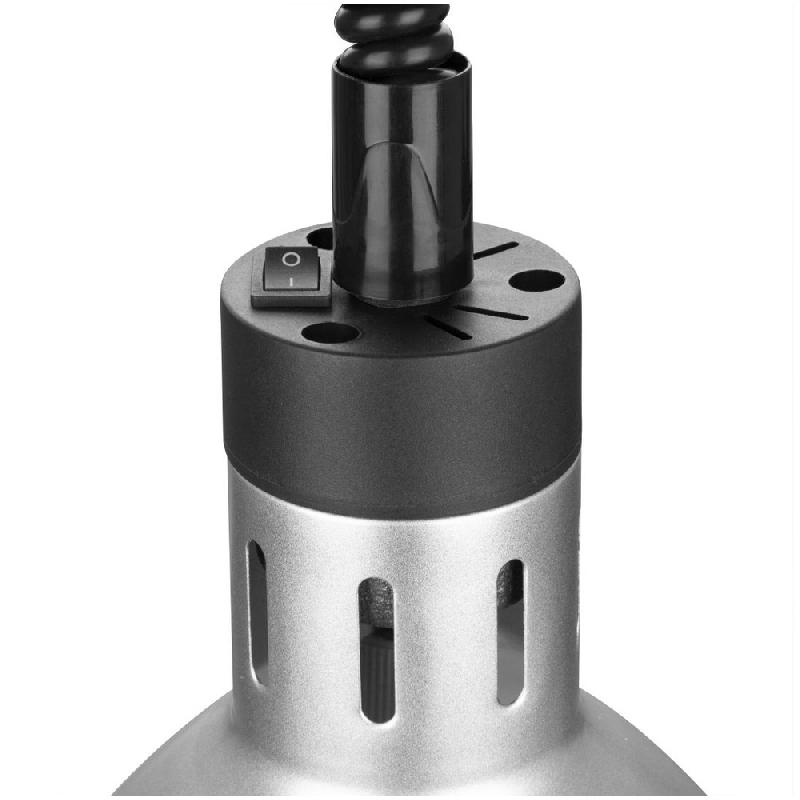 Lampe chauffante rétractable Buffalo finition métal brossé | Buffalo - DR758_1