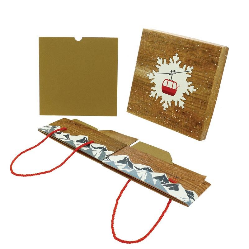 Boite carrée pliante Chalet 25x25 -_1