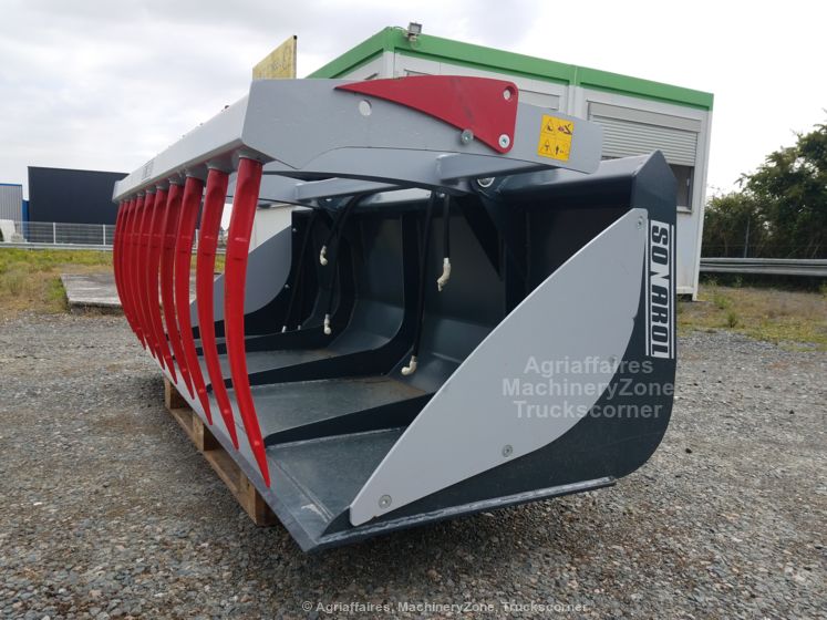 Godet multi-services 2,1 m - Sonarol, adaptable sur plusieurs attelages (Mailleux, Euro, Faucheux)_1
