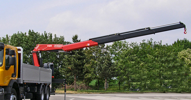Grue auxiliaire Fassi F255A XE-Dynamic - 23,0 tm - Bras hydraulique jusqu'à 22,70 m - Rotation 400°_1