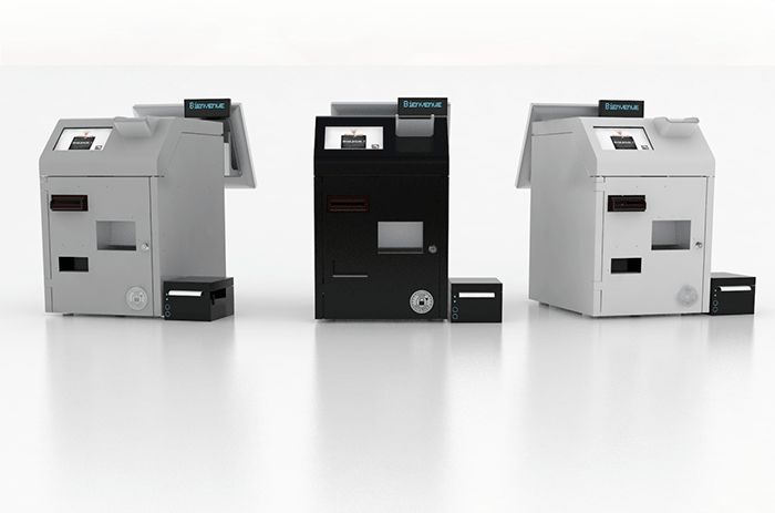 Monnayeur avec recycleur de pièces et de billets