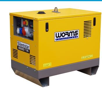Silentstar 6500d groupe électrogène - worms - 50hz insonore_1