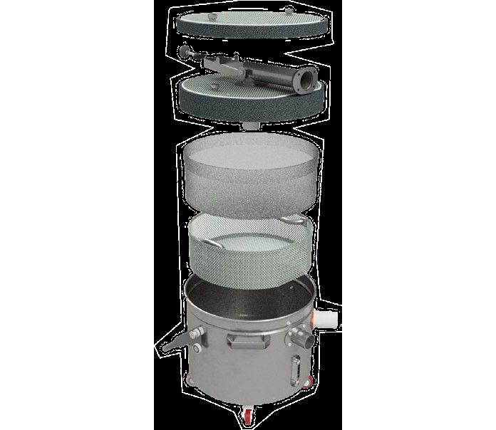 Aspirateur industriel ATEX W2 XR Z22 MDI - inertage des poussières combustibles et explosives - acier et filtration avancée_1