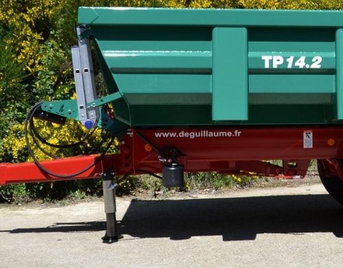 Benne de chantier avec volume de base de 7,3 à 9,4 m³