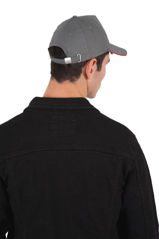 Casquette avec sandwich contrasté - 5 panneaux - 100% coton sergé brossé - Réf: KP124_1