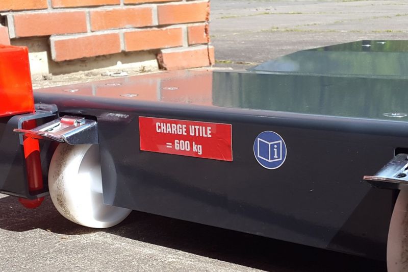 Chariot porte-bobine ergonomique - Anoxa - acier laqué - pour imprimeries et charges lourdes_1