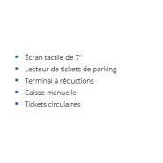 Cross Touch - Système de gestion de parking avec écran tactile 7