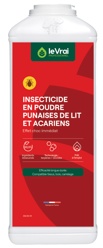 Punaise de lit et acariens insecticide en poudre le vrai flacon de 500g (5856)_1