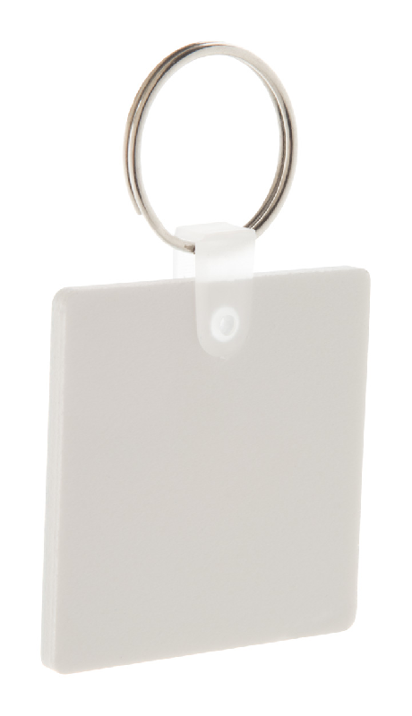 Porte-clés carré en mousse PVC - Impression quadri UV Led - Minimum 200 pcs_1