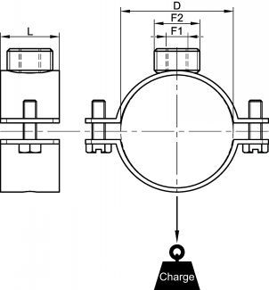 72125 - Colliers de fixation - Bene Inox - Diamètres : 21,3 au 219,1 mm_1