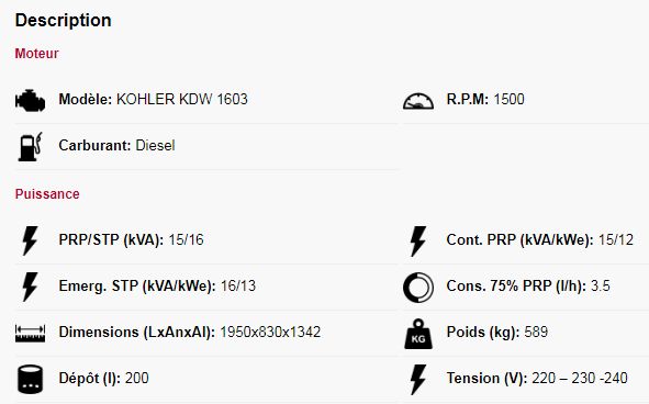 Gen16KC-IN-M - Groupe électrogène industriel - Genesal Energy - XS (5,5-22kVA) - Monophasé - Statique insonorisé_1