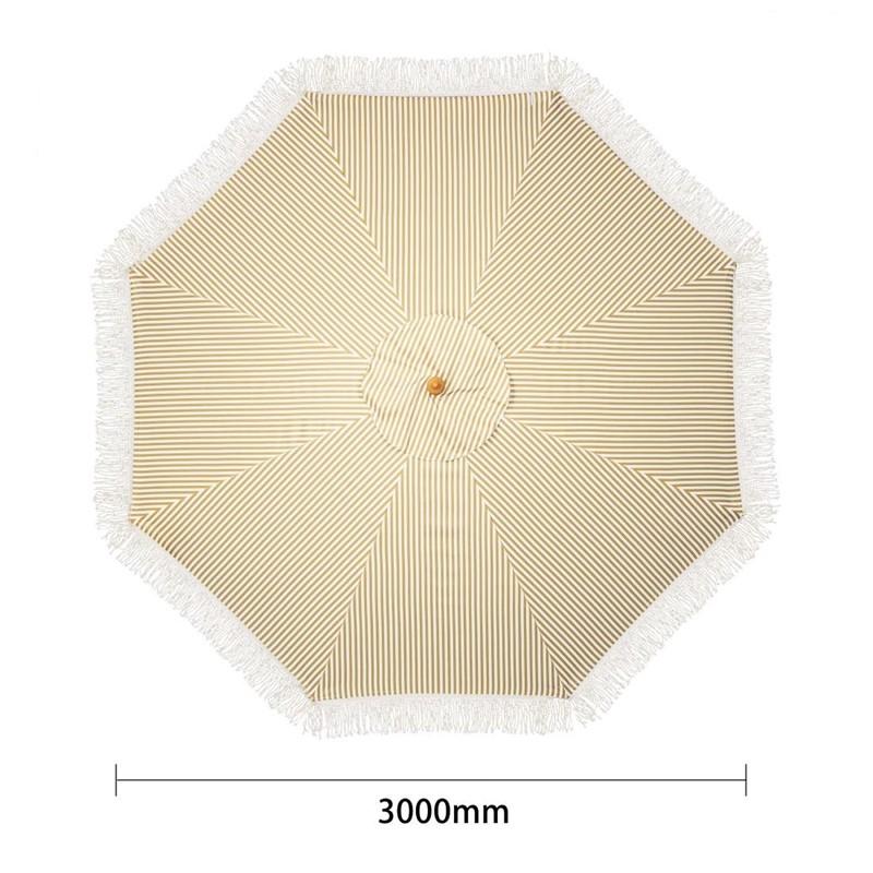 Parasol rond à rayures Bolero Sicile 2,5m_1