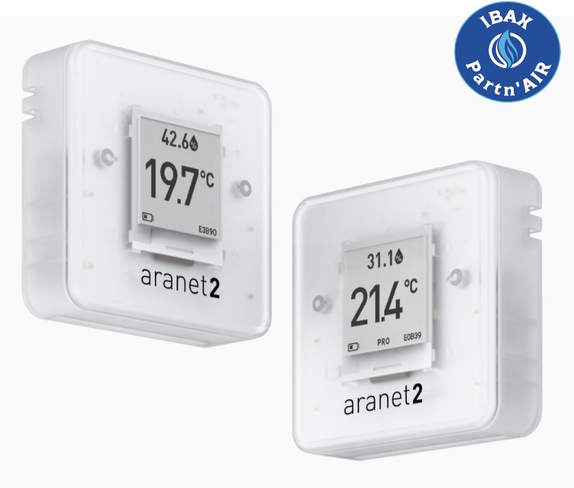 Capteur sans fil de température et d'humidité connecté - LoRa - ARANET2 PRO - Compact et précis_1