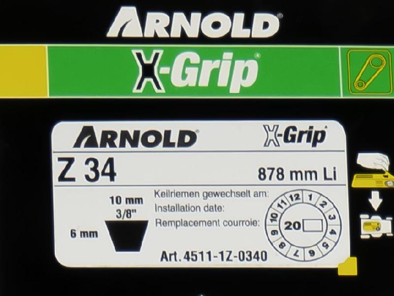 Courroie trapézoïdale X-Grip V - Type Z 34_1