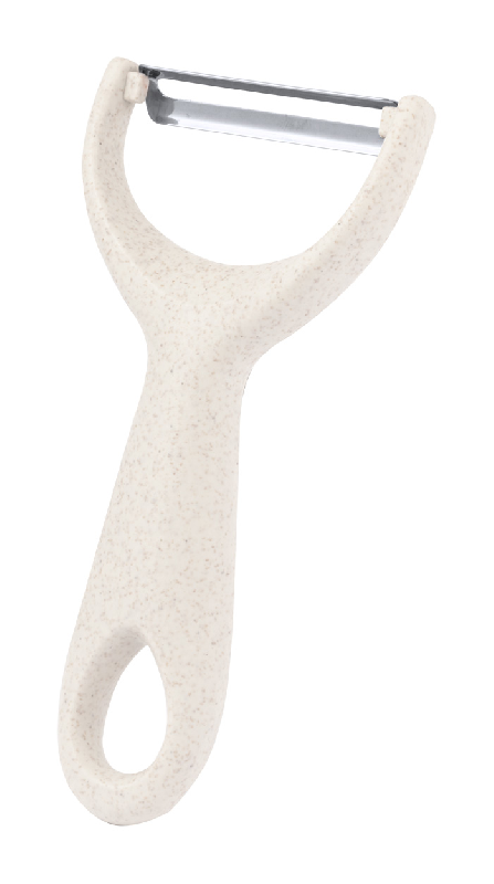 Éplucheur de légumes - plastique PP - lame en acier inoxydable - couleur naturelle - 23.75g_1