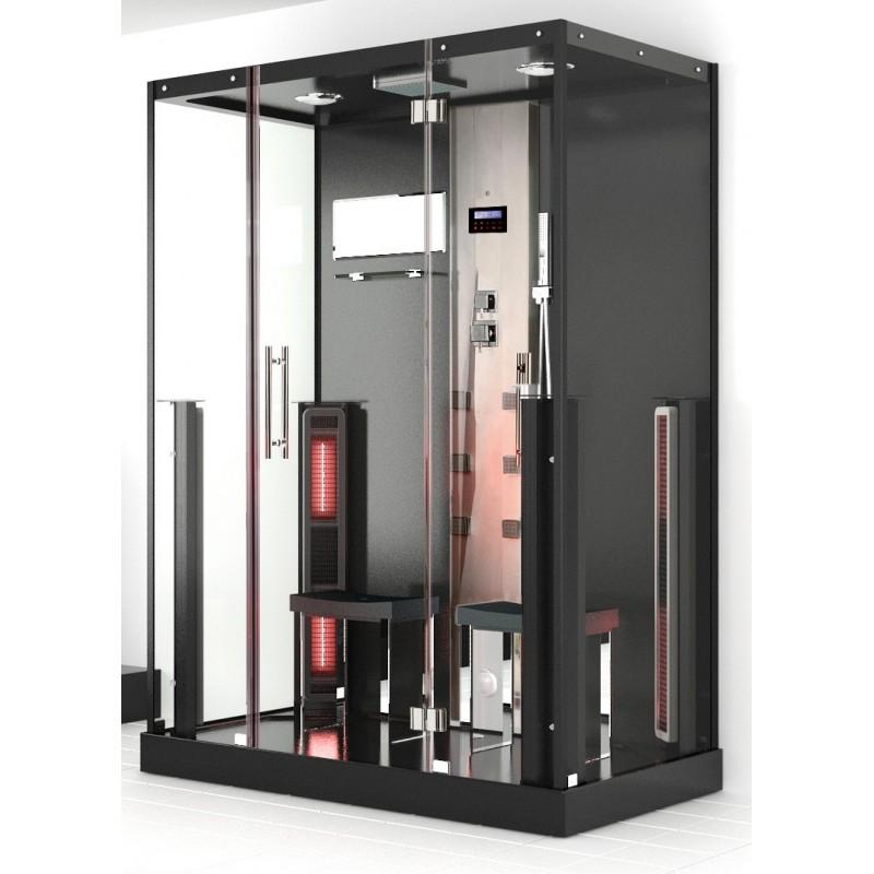 DOUCHE BOREAL® COMBI INFRASTEAM DUO 145 - HAMMAM + INFRAROUGE À SPECTRE TOTAL_1