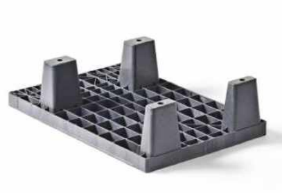 Palette plastique ajourée pour charges lourdes - Planetpal Mix 40x60 HR4F - Ref PA-LO-0092_1