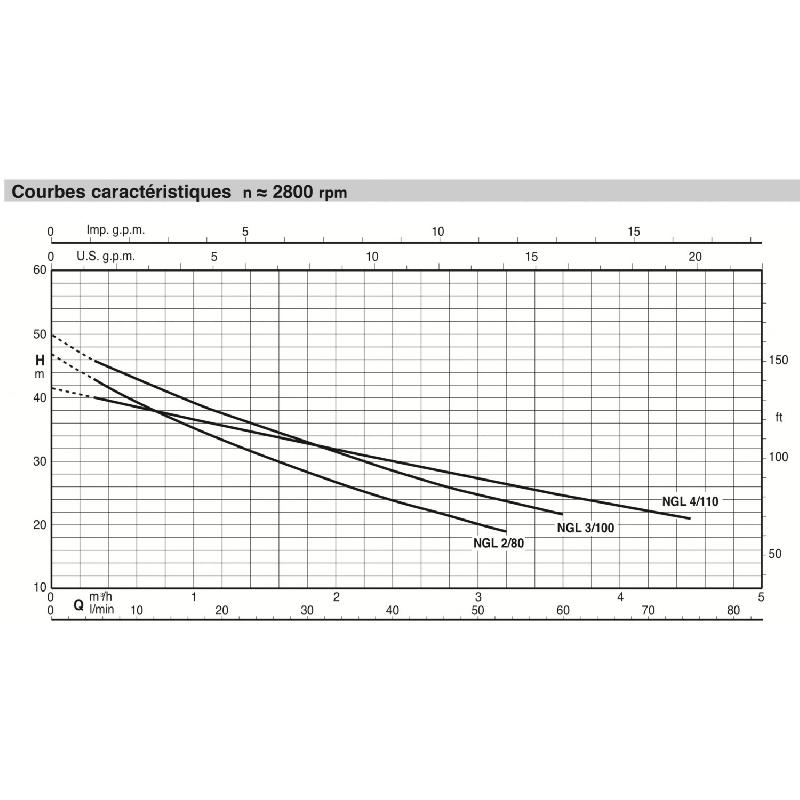 Pompe auto-amorçante Calpeda NGLM3100 - Fonte 0,65 kW - Débit 3,2 m³/h - 220V - Pompe de surface pour arrosage et alimentation en eau_1