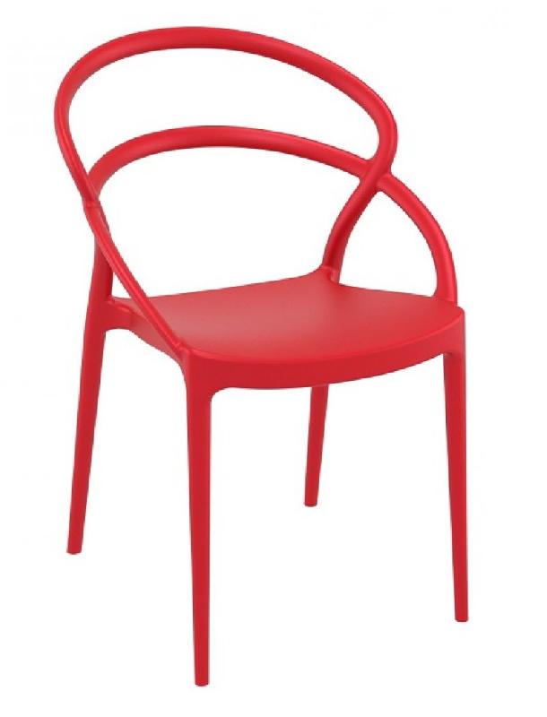 Lot de 8 Chaises empilables - Polypropylène - PIA_1