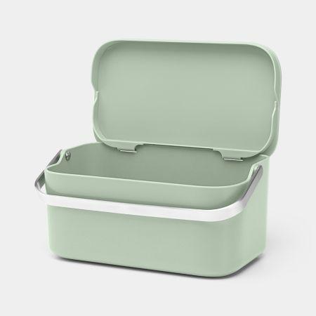 Bio seau de cuisine en plastique résistant au lave-vaisselle - Modèle de table de 1,8 Litres - SinkSide Brabantia - Jade Green UGS215803_1