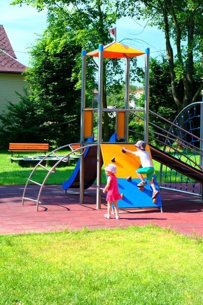 Jeu multi tours en acier inoxydable - Aire de jeux conforme EN1176 - Référence BT11023_1