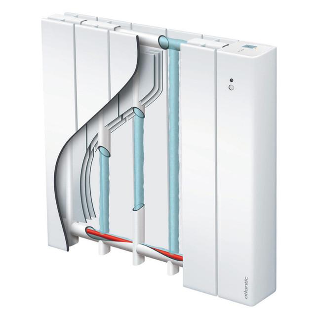 Radiateur digital détection NARIA-NKF15 horizontal 500W blanc - Atlantic - 611608_1