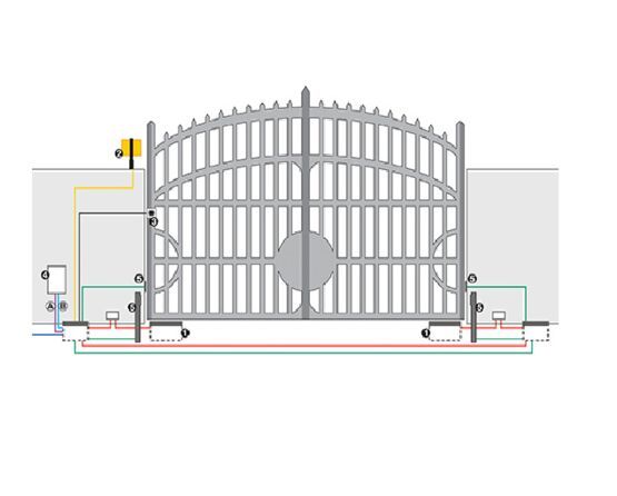 S800H ENC - Opérateur hydraulique enterré 24V pour portails battants jusqu'à 4m et 800kg_1